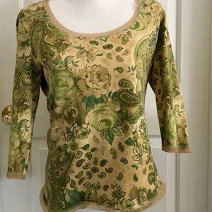 JH Collectibles 3/4 Sleeve Top